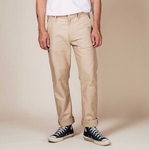 Benzak Denim Men's Straight Chino,‎ Sand Military Twill